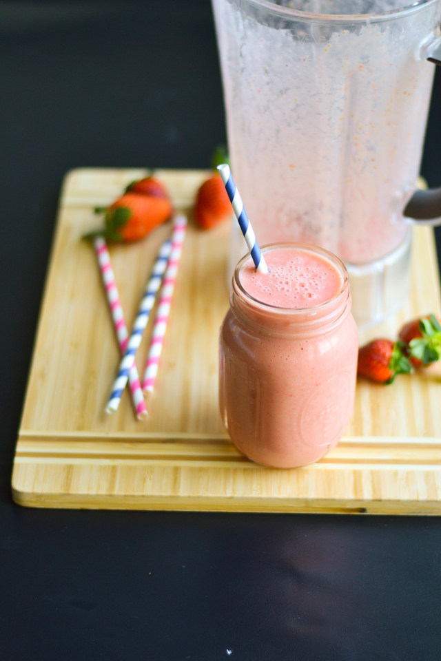 Secret StrawberryBanana Protein Smoothie A Dash of Soul